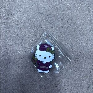 Hello Kitty 49ers Pin hello kitty enamel pin new 49ers hat pin